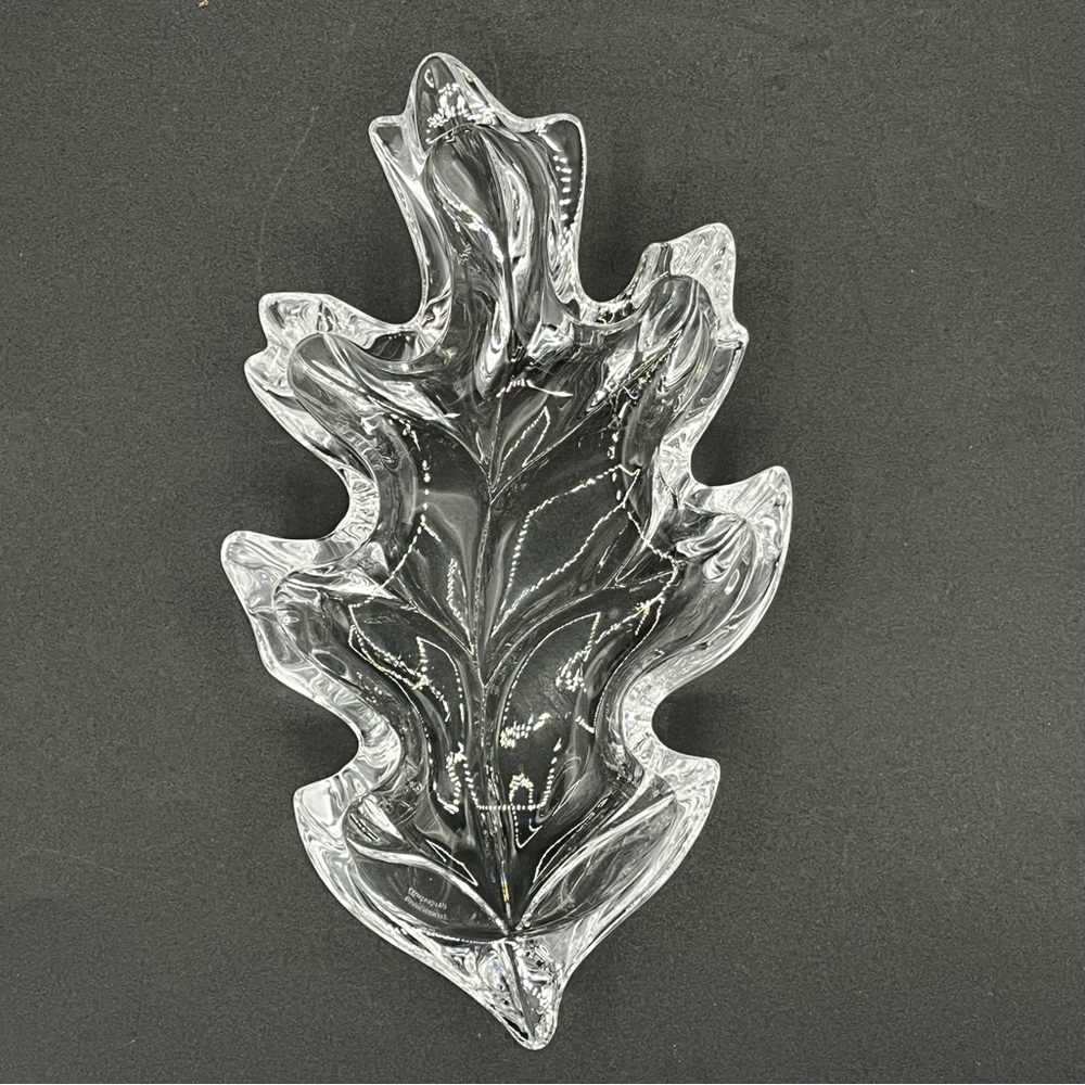 Marquis Waterford Crystal Oak Leaf Dish - Picture 11 of 15
